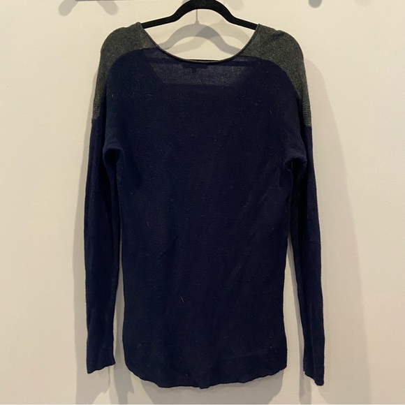 MADEWELL Kimball Colorblock Sweater Merino Wool Alpaca Pullover Small - Picture 6 of 7